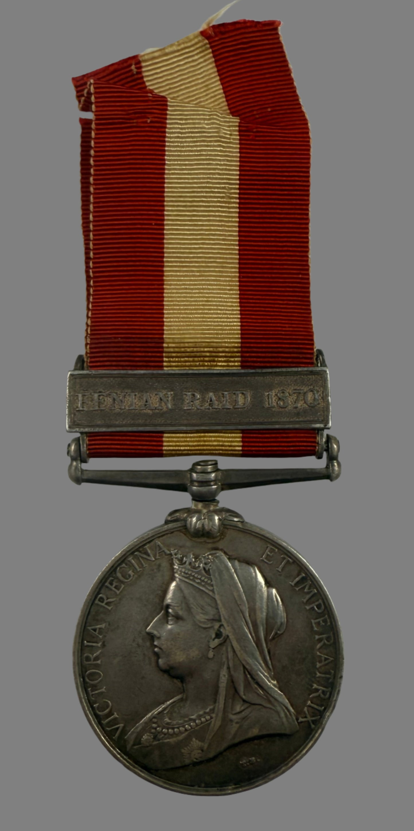 Victorian - Canada General Service Medal - Fenian Raid 1870 - 64th Battalion (Voltigeurs de Beauharnois) - Sauve
