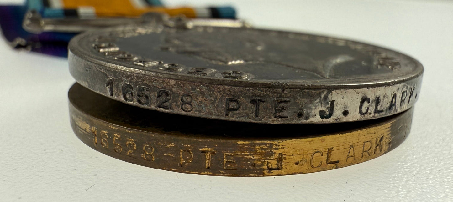 WWI Medal Pair to Scots Guards - Clark