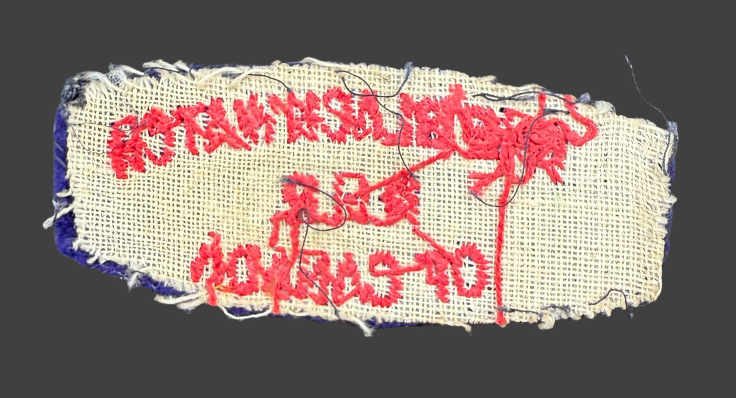 Canadian WWII - The Black Watch (Royal Highland Regiment) of Canada - Cloth Shoulder Title