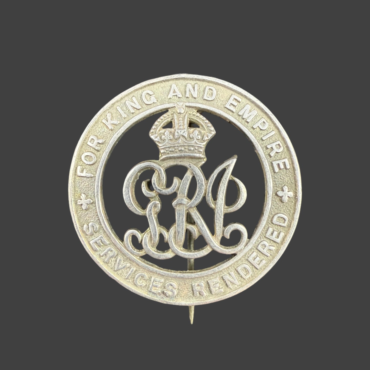 WWI Silver War Badge - Army Service Corps - Jones