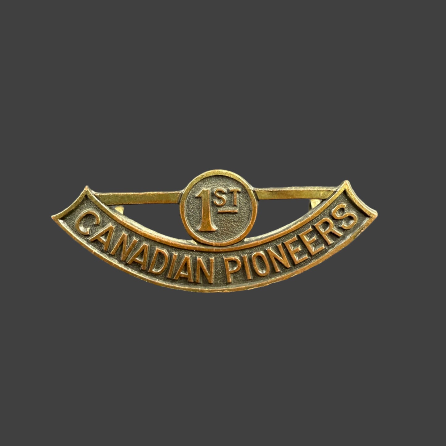 WWI - CEF Shoulder Title - 1st Canadian Pioneers (Victoria, British Columbia)