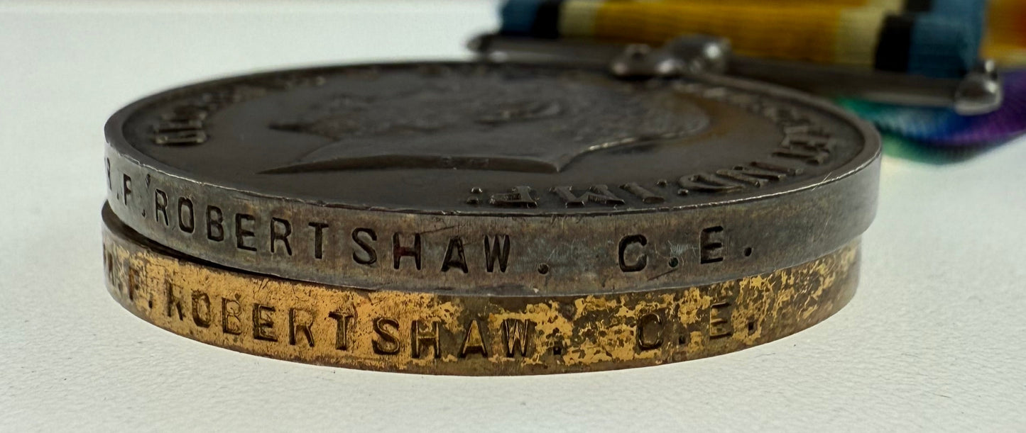 WWI Medal Pair to Canadian Engineers - Robertshaw