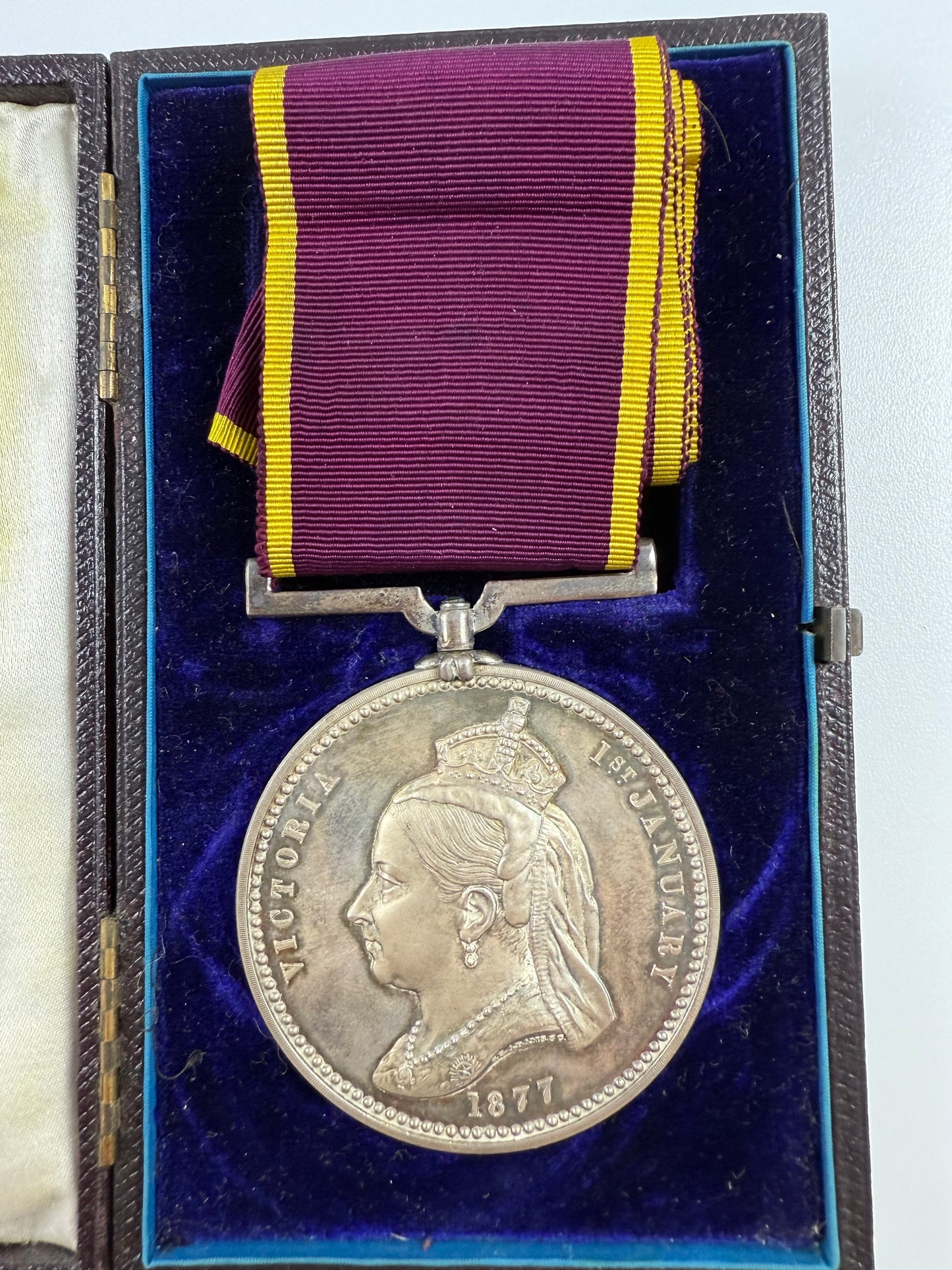 Victorian - Empress of India Medal - 1877