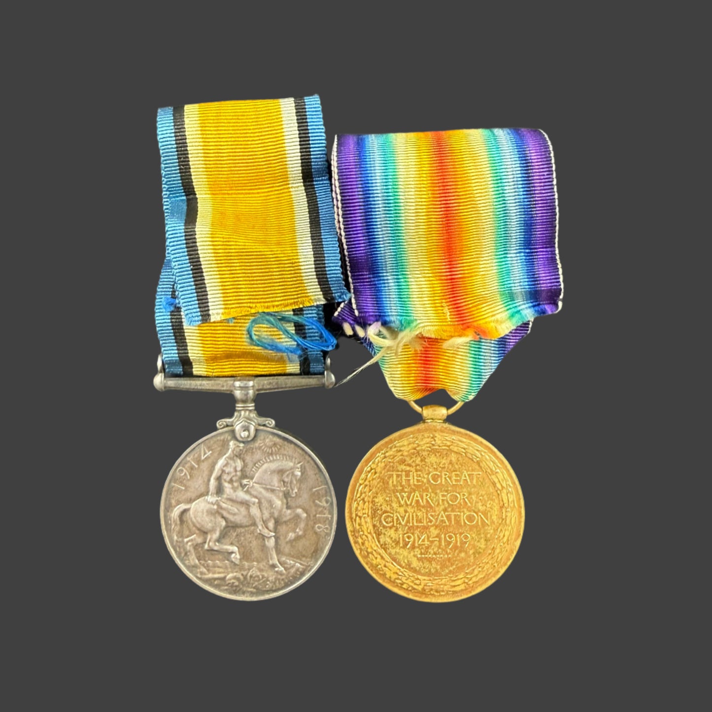 WWI Medal Pair to Canadian Engineers - Robertshaw
