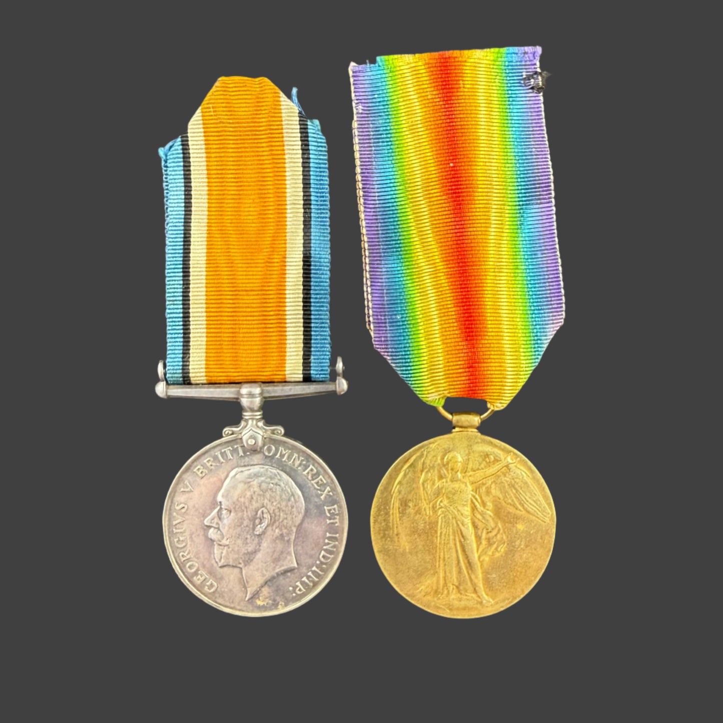 WWI Medal Pair to Canadian Yukon Infantry Company - CMGC - Rae