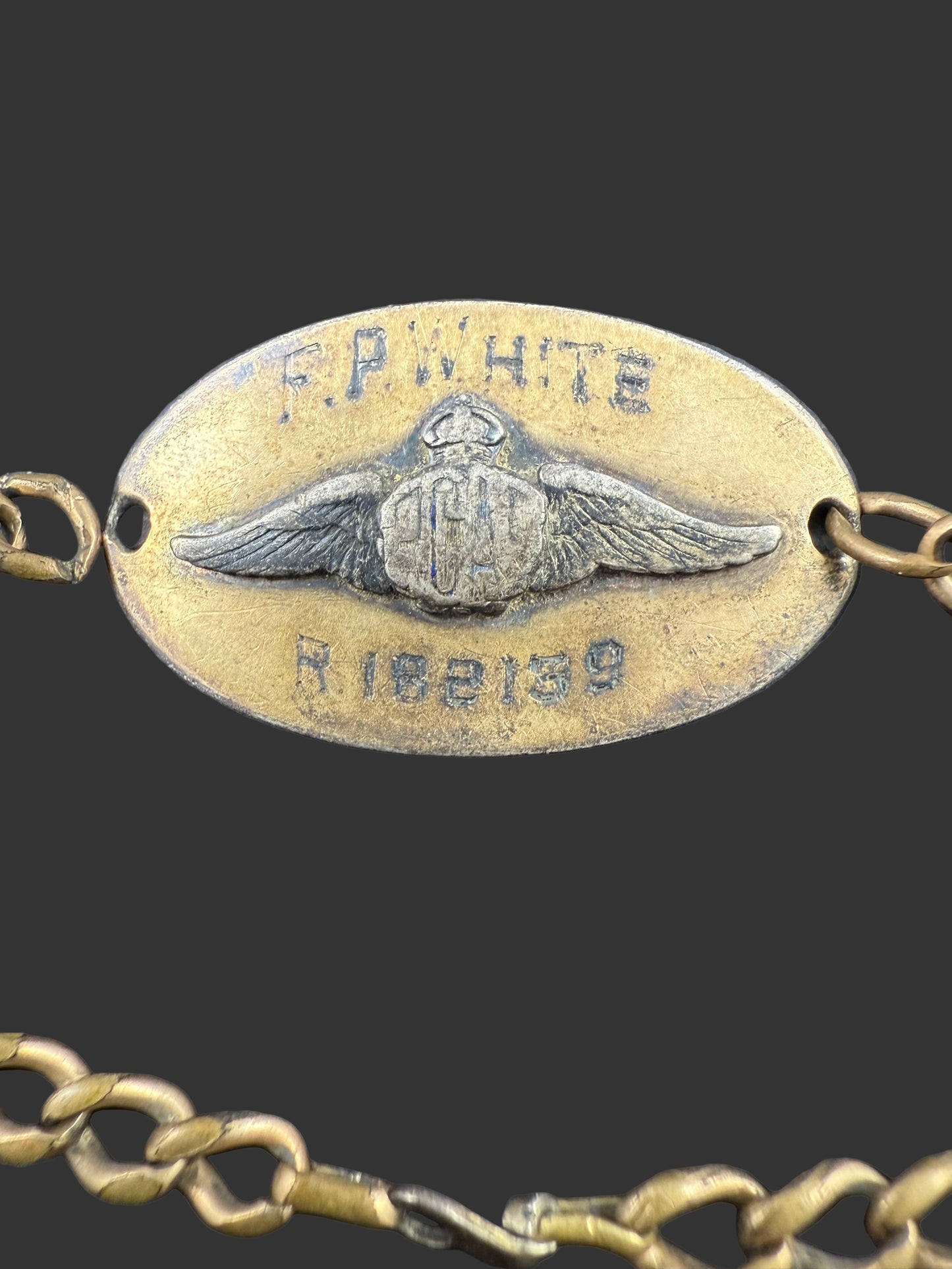 Canadian WWII - Royal Canadian Air Force - Identity Bracelet - White
