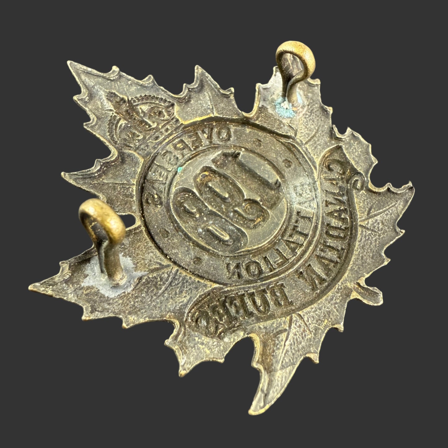 Canadian - WWI - CEF Cap Badge - 198th Battalion (Canadian Buffs)