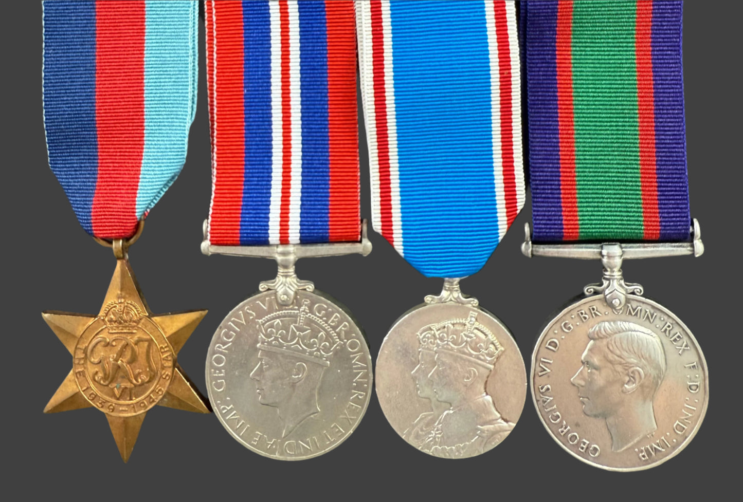 WWII - British - Royal Naval Volunteer Reserve (Ulster) - Long Service Medal Group - Mills