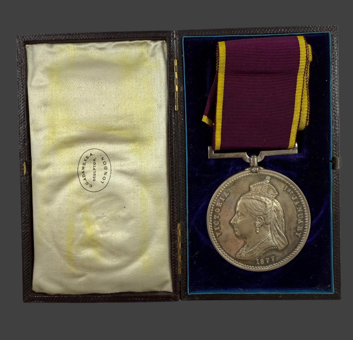 Victorian - Empress of India Medal - 1877