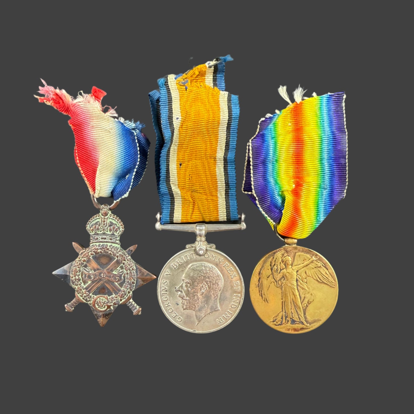 WWI - 1914-15 Medal Trio to Royal Engineers - Yates - SWB