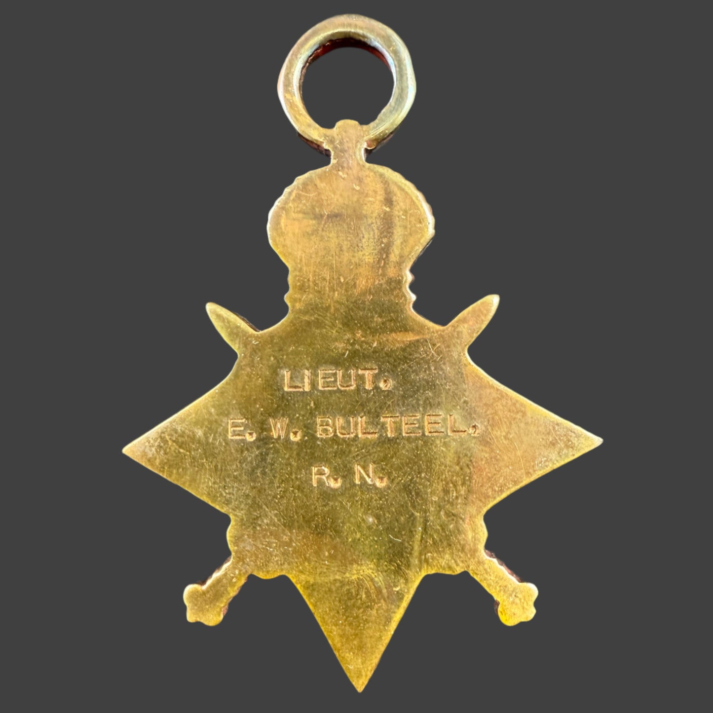 WWI - 1914-15 Star - Officer - Royal Navy - KIA - Messina Earthquake - Bulteel