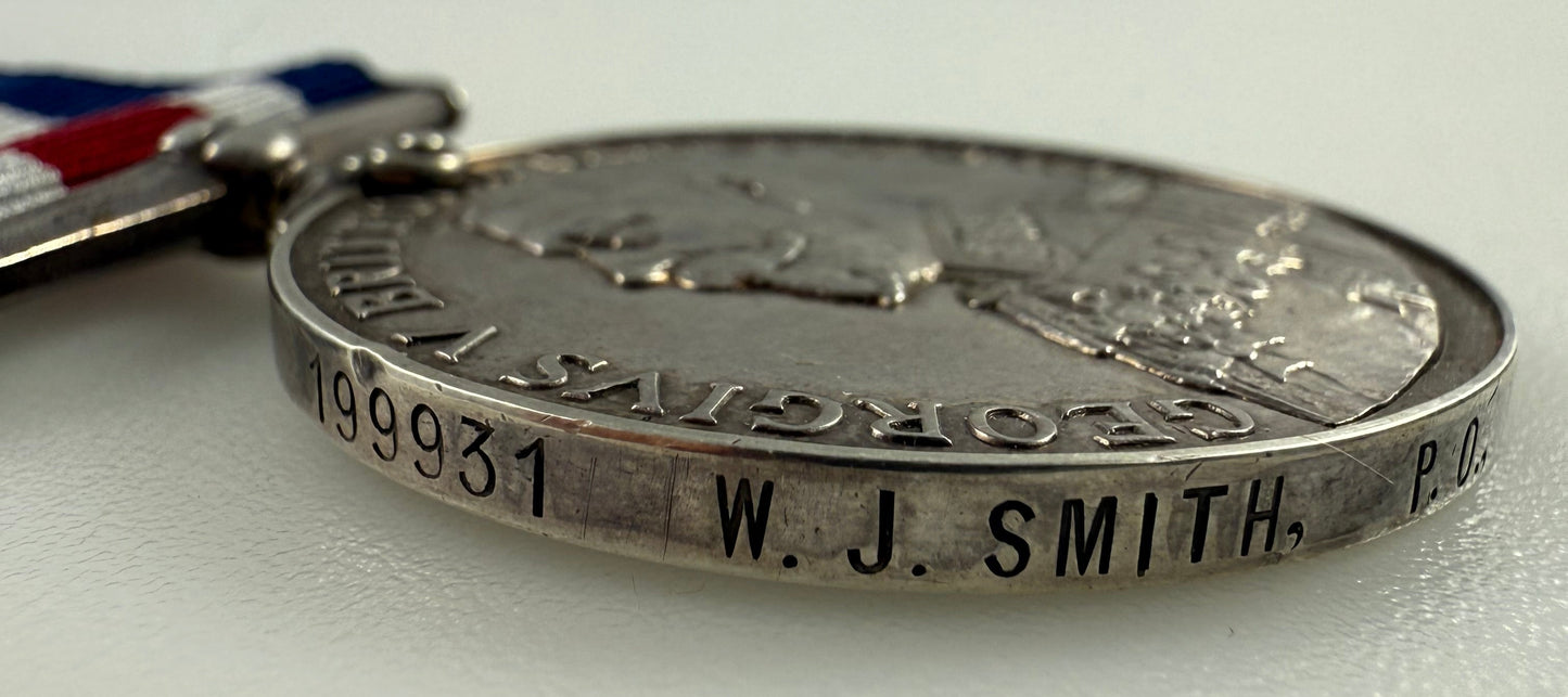 WWI Period - Royal Navy Good Shooting Medal - HMS ST. VINCENT - Smith