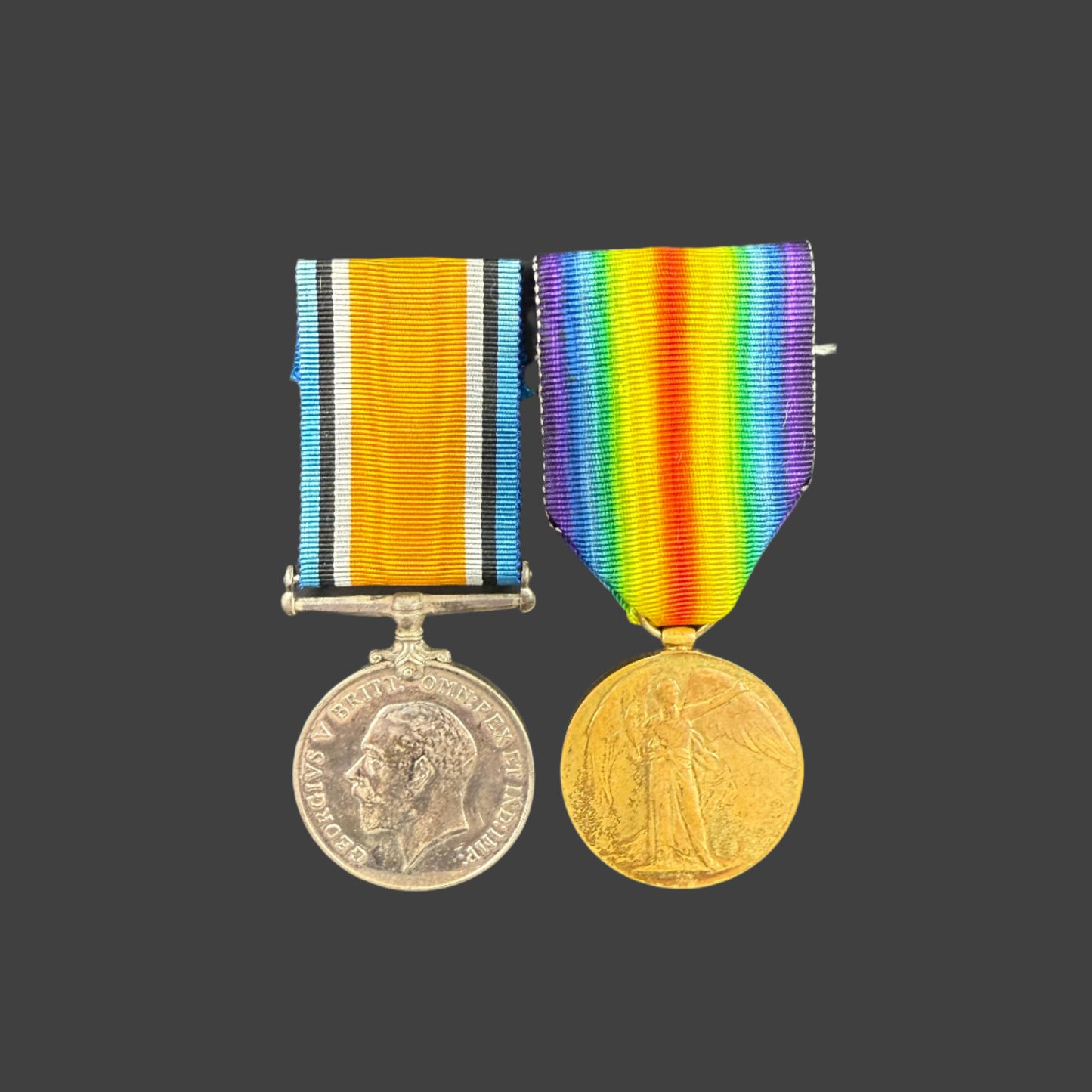 WWI Medal Pair to Scots Guards - Clark