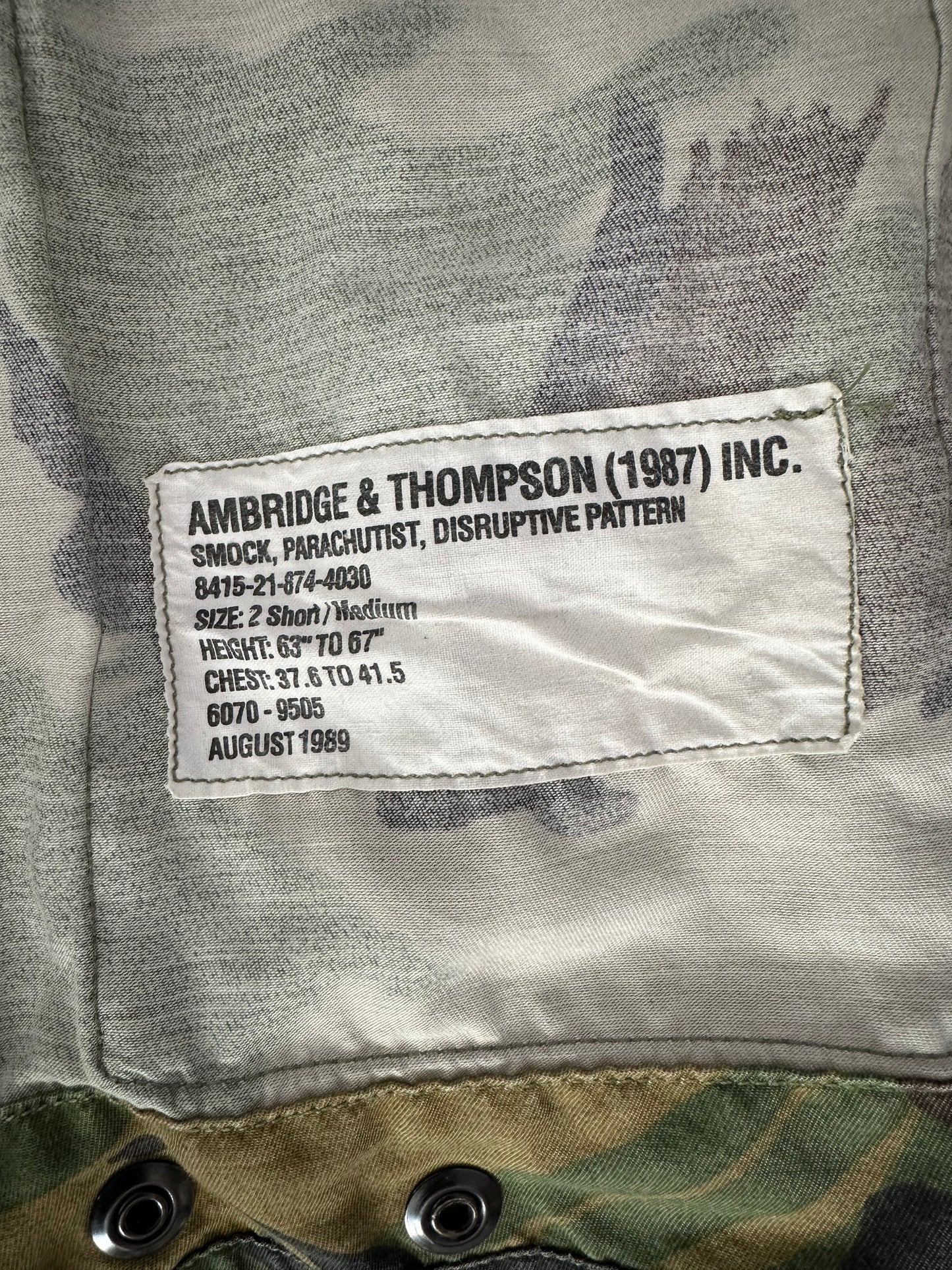 Canadian Airborne Regiment/ Special Service Force Parachute Smock