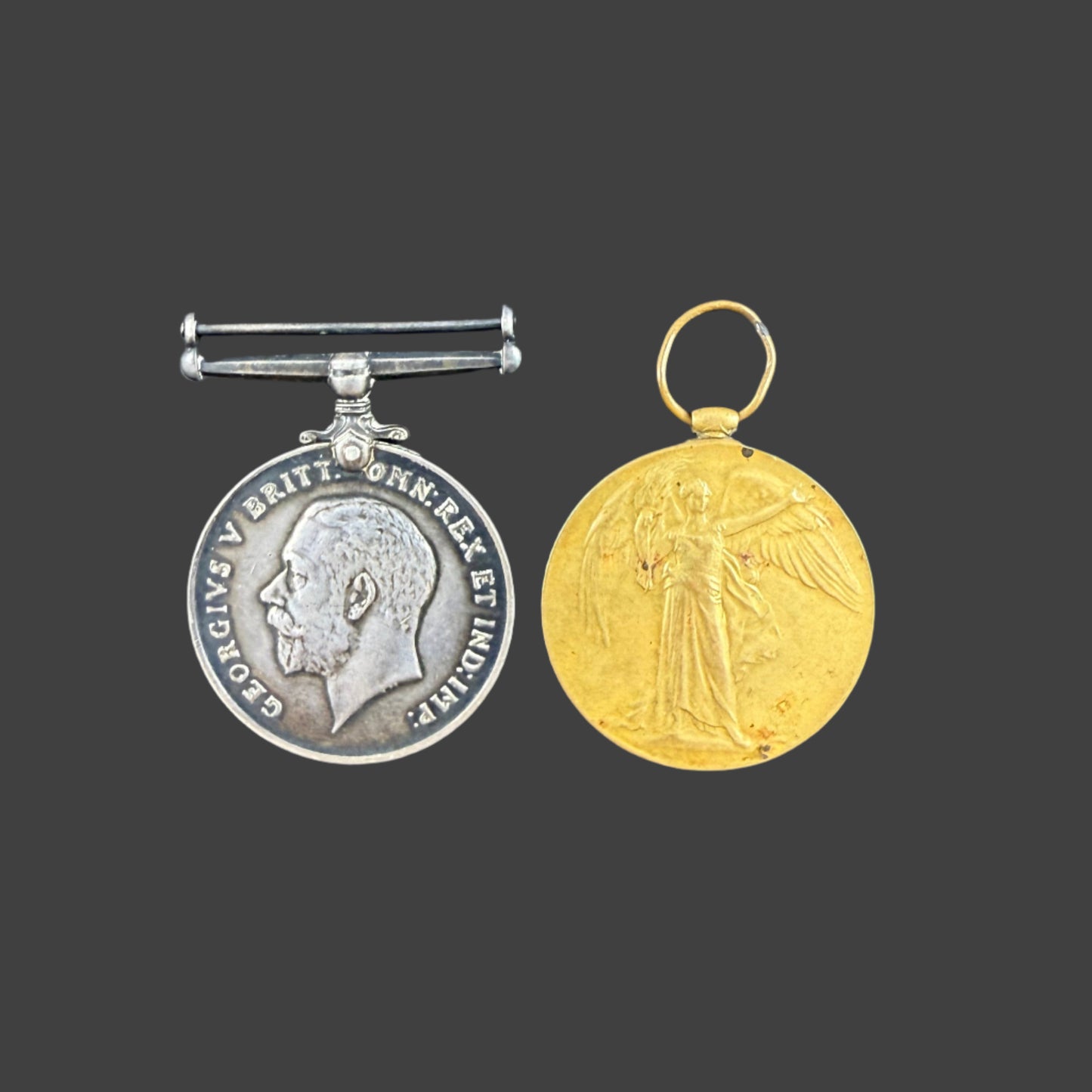 WWI Medal Pair to 19th Canadian Infantry Battalion - Oakes - Underage