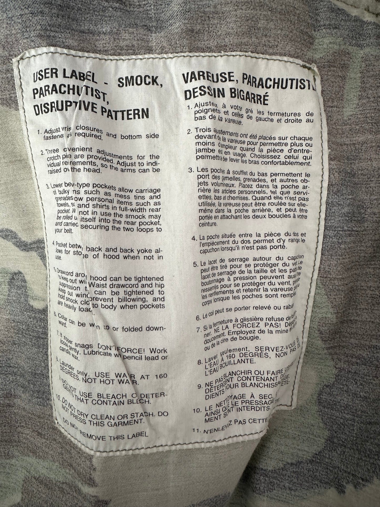 Canadian Airborne Regiment/ Special Service Force Parachute Smock