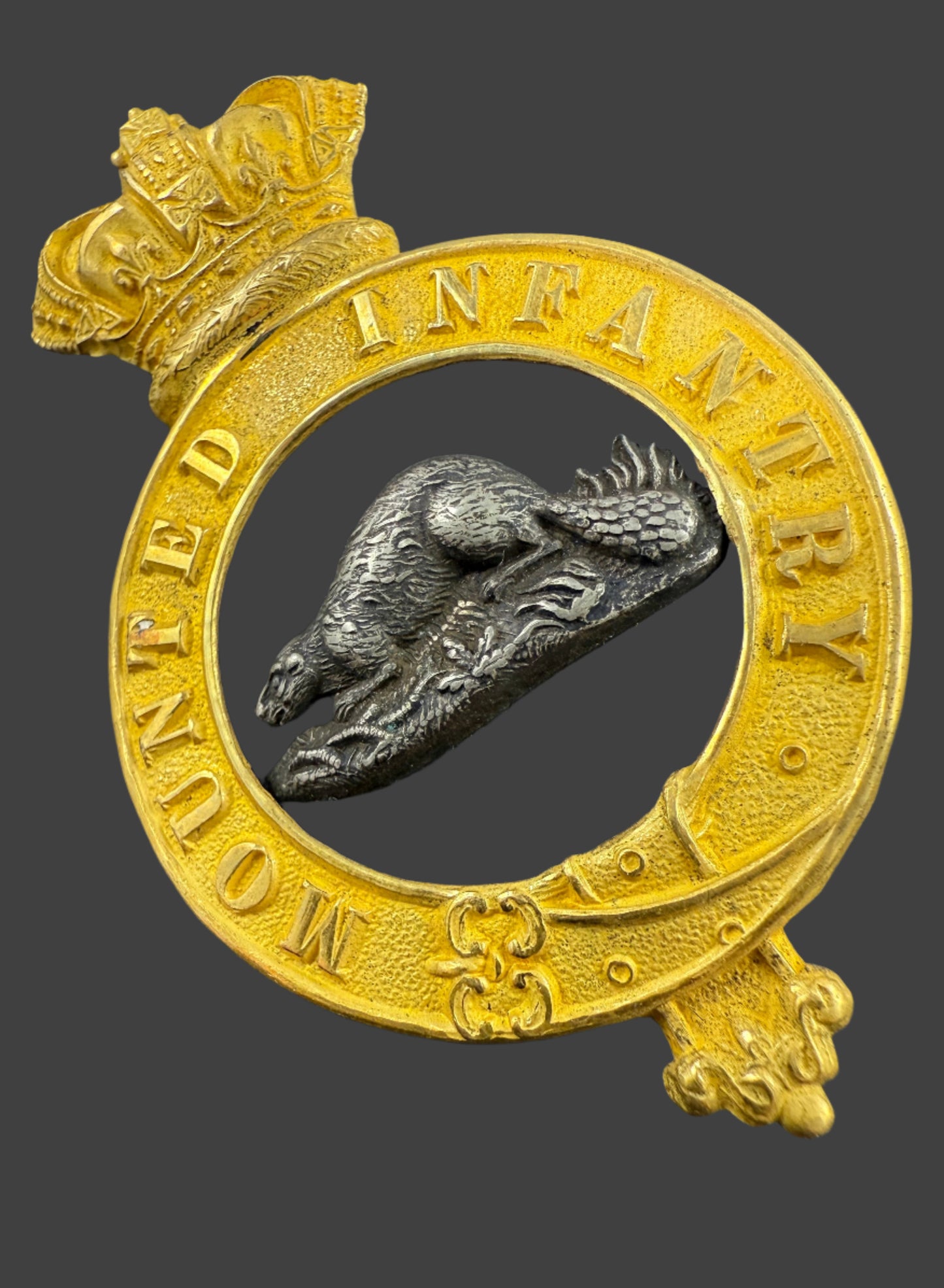 Victorian - Canada - Royal School of Mounted Infantry - Officers' Glengarry Badge