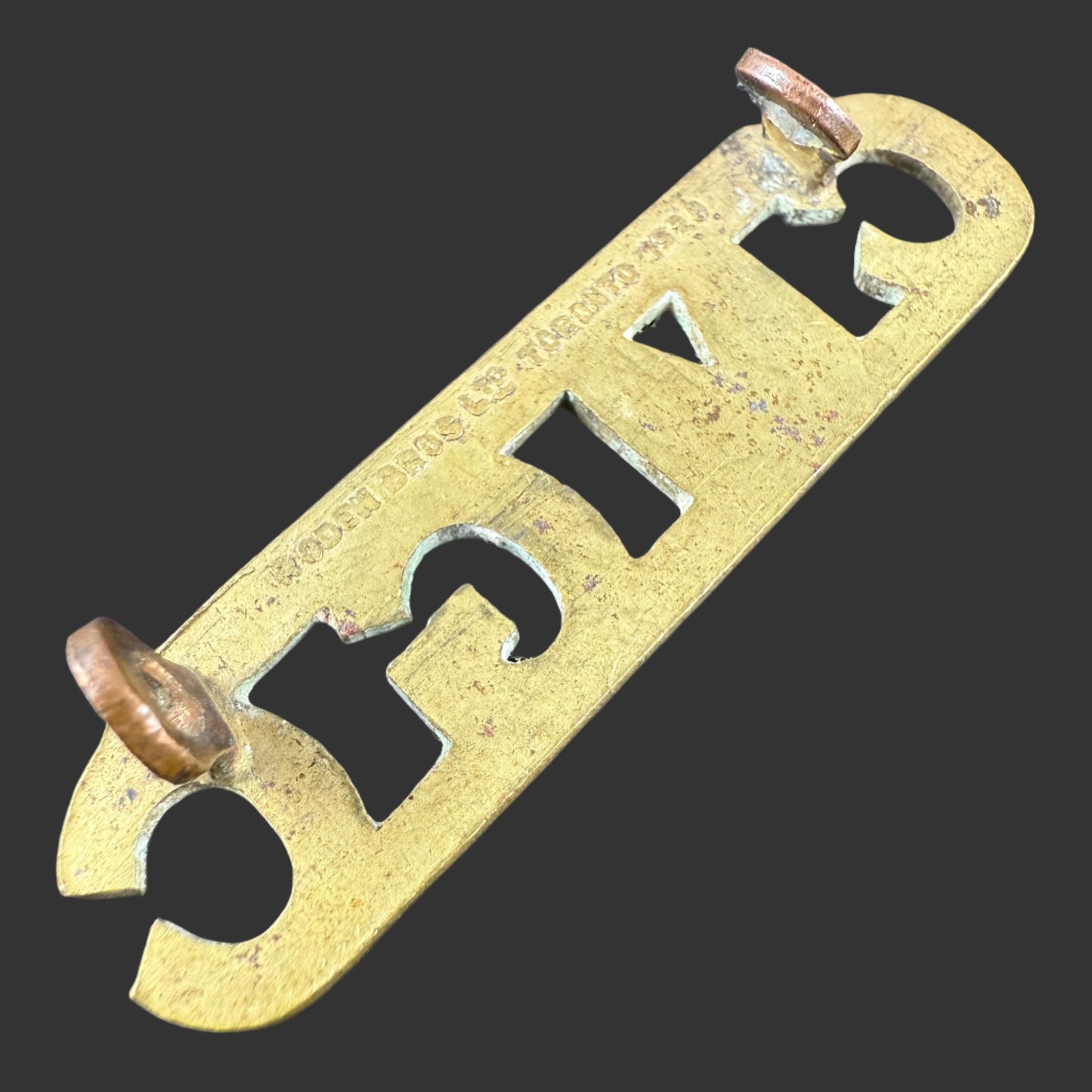 Canadian - Post-WWI - Shoulder Title - Canadian Machine Gun Corps