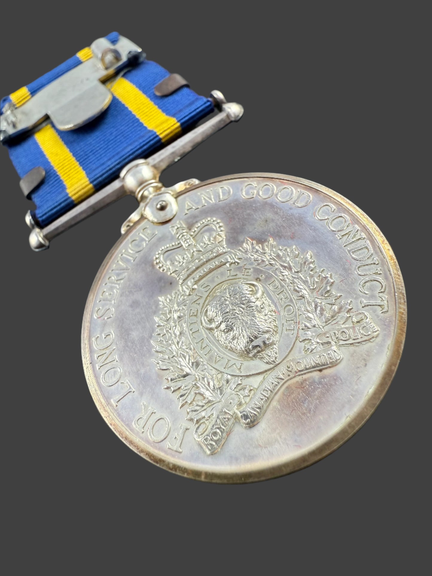 Royal Canadian Mounted Police (RCMP) Long Service Medal - Newfoundlander - Goobie