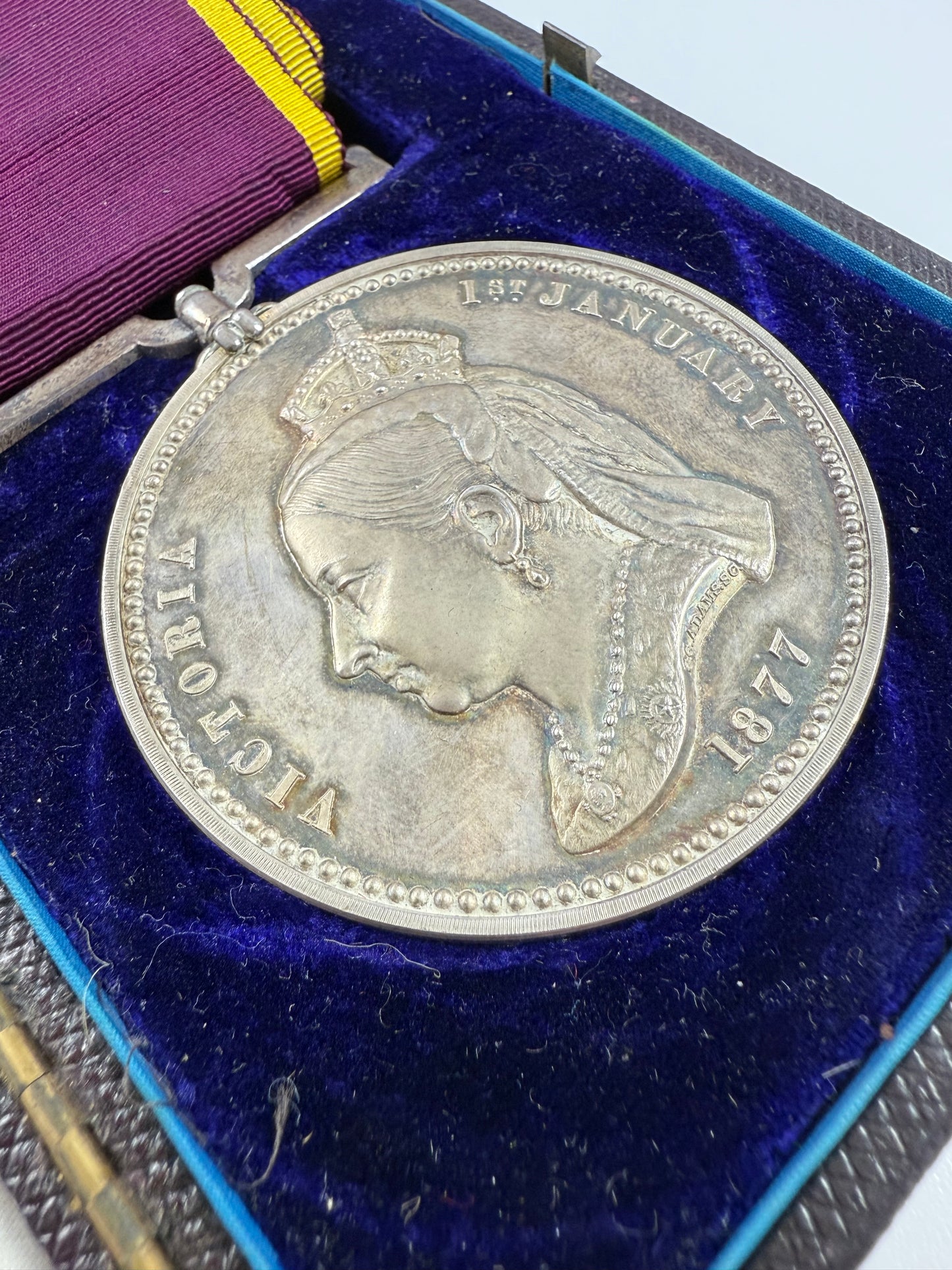Victorian - Empress of India Medal - 1877