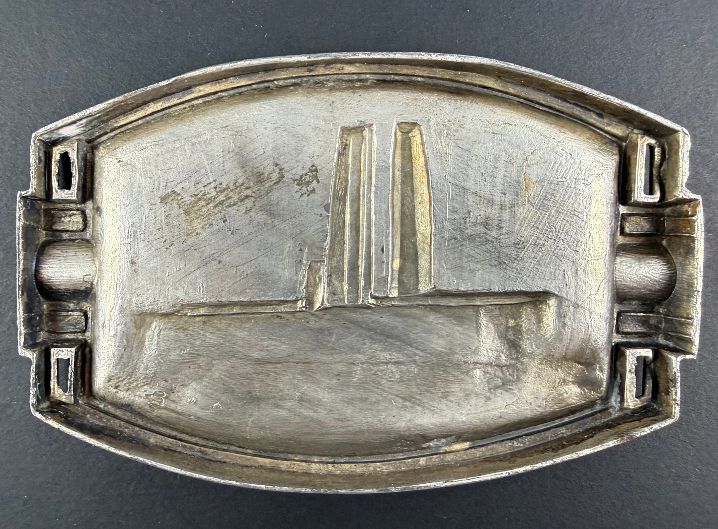 Canadian - Post-WWI - Vimy Ridge Memorial Pewter Ashtray
