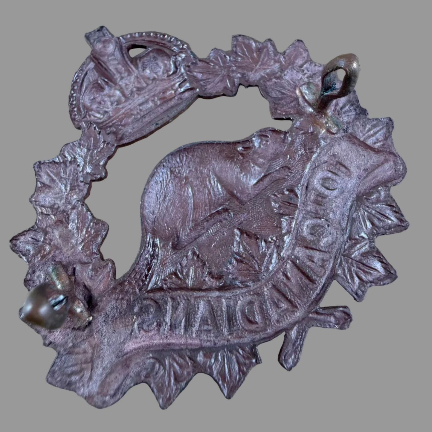 Canadian - WWI - 10th Canadian Infantry Battalion (Calgary) Cap Badge