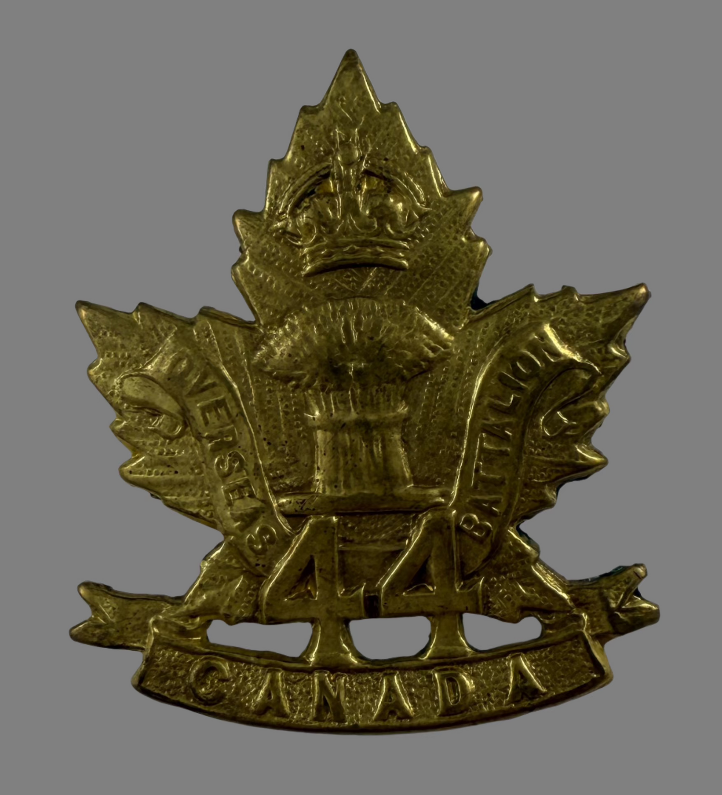 WWI - 44th Canadian Infantry Battalion Collar Badge