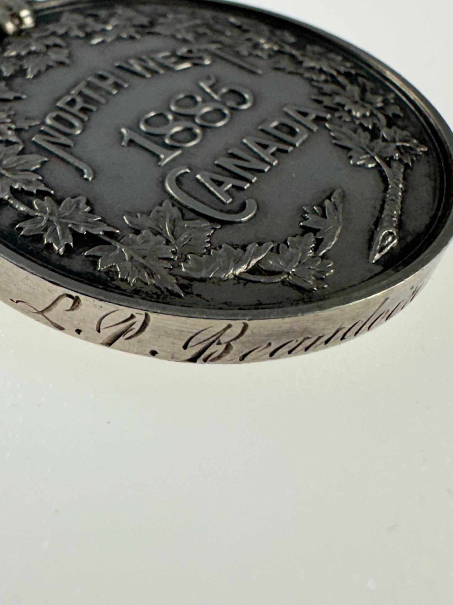 North West Canada Medal to 9th Quebec Voltigeurs - Beaudoin