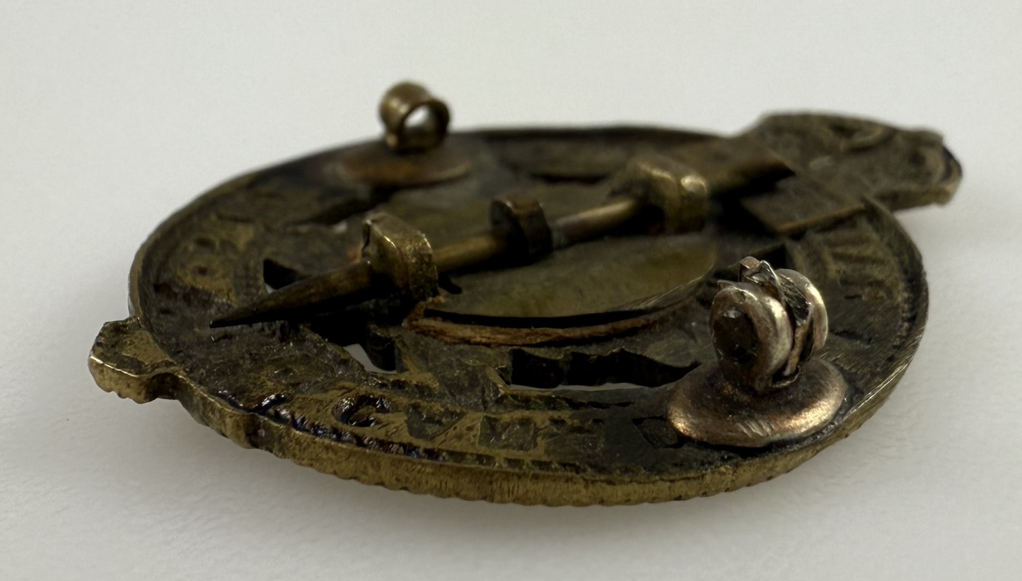 WWI - 12th Canadian Railway Troops Collar Badge