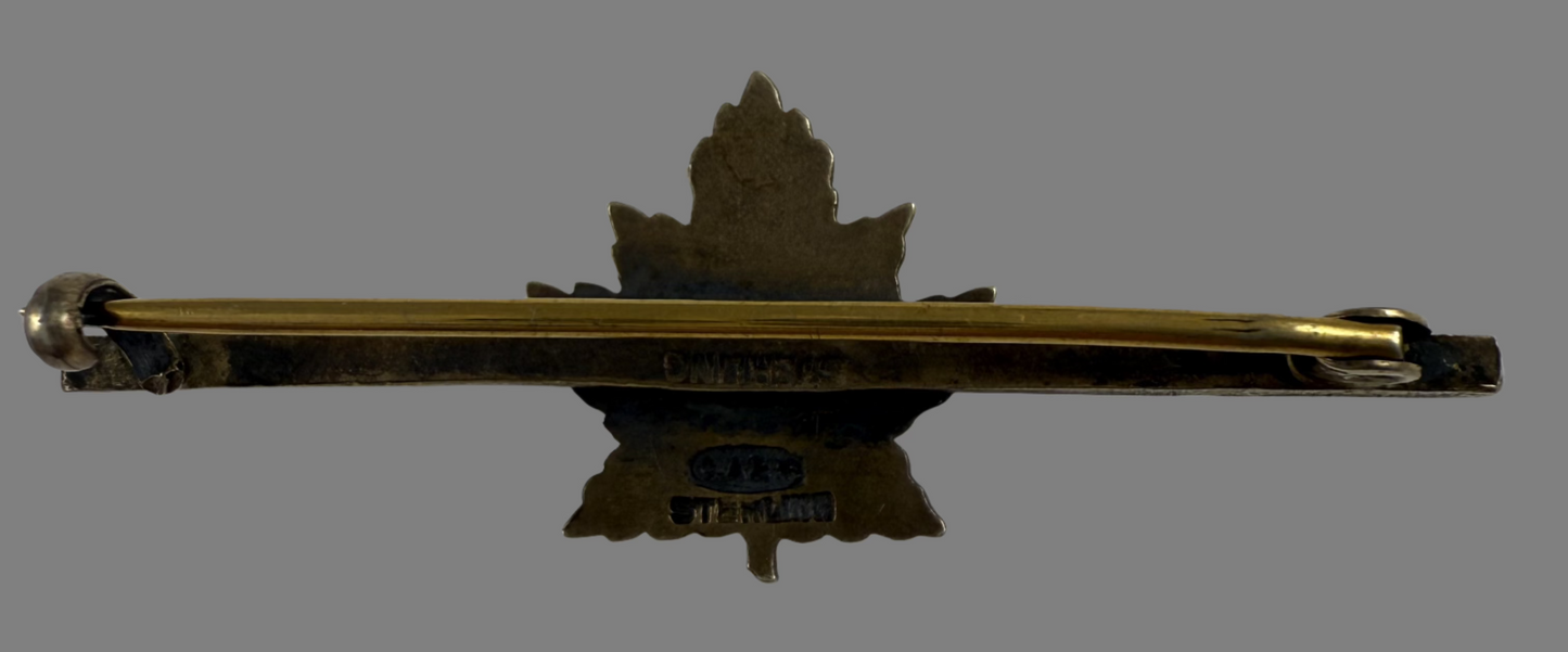 WWI - 27th Canadian Infantry Battalion (City of Winnipeg Regiment) Sweetheart / Tie Pin