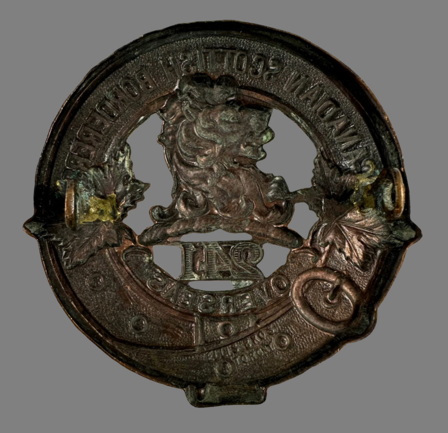 WWI - CEF - 241st Canadian Infantry Battalion (Canadian Scottish Borderers) Cap Badge