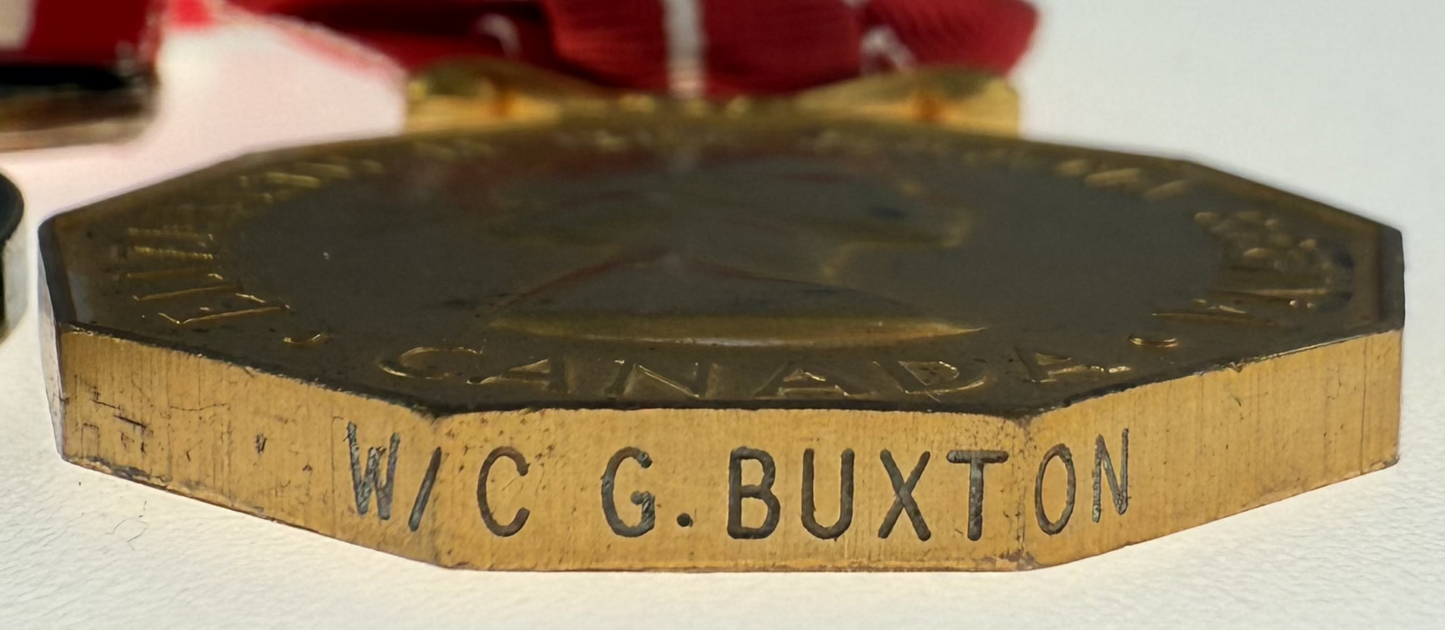 WWII / Post War - Canadian Long Service Medal Group - RCAF - Buxton