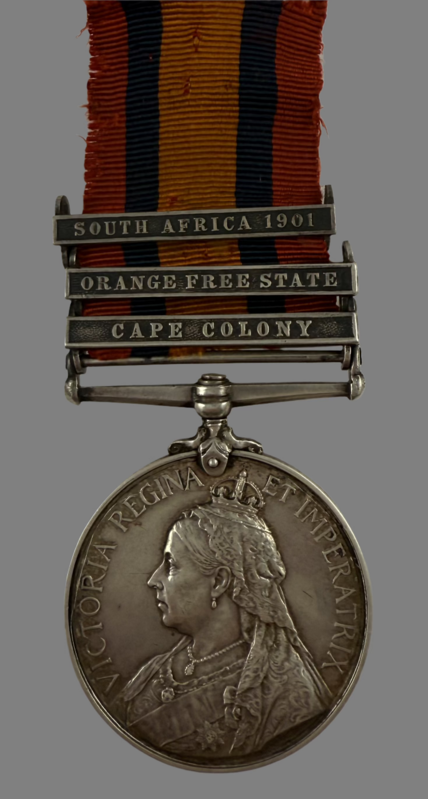 Queen's South Africa Medal - Worcestershire Regiment - Patrick - Sergeant Drummer