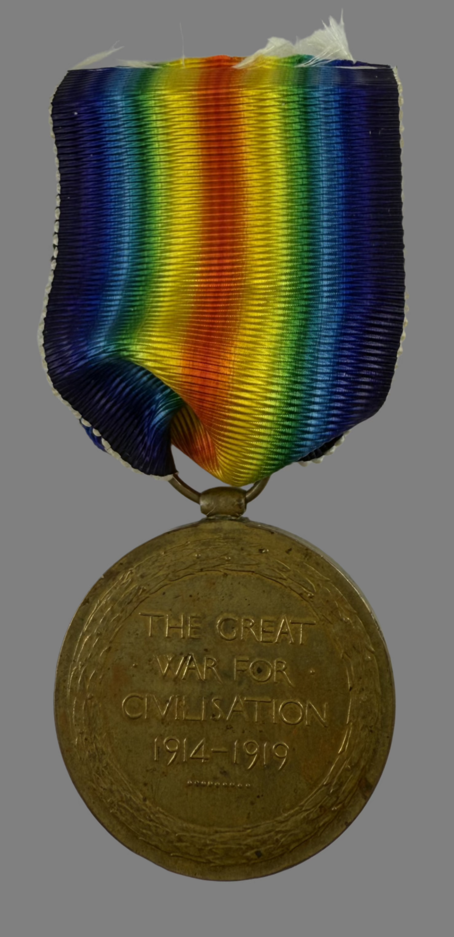 WWI Victory Medal - Royal Canadian Dragoons - White