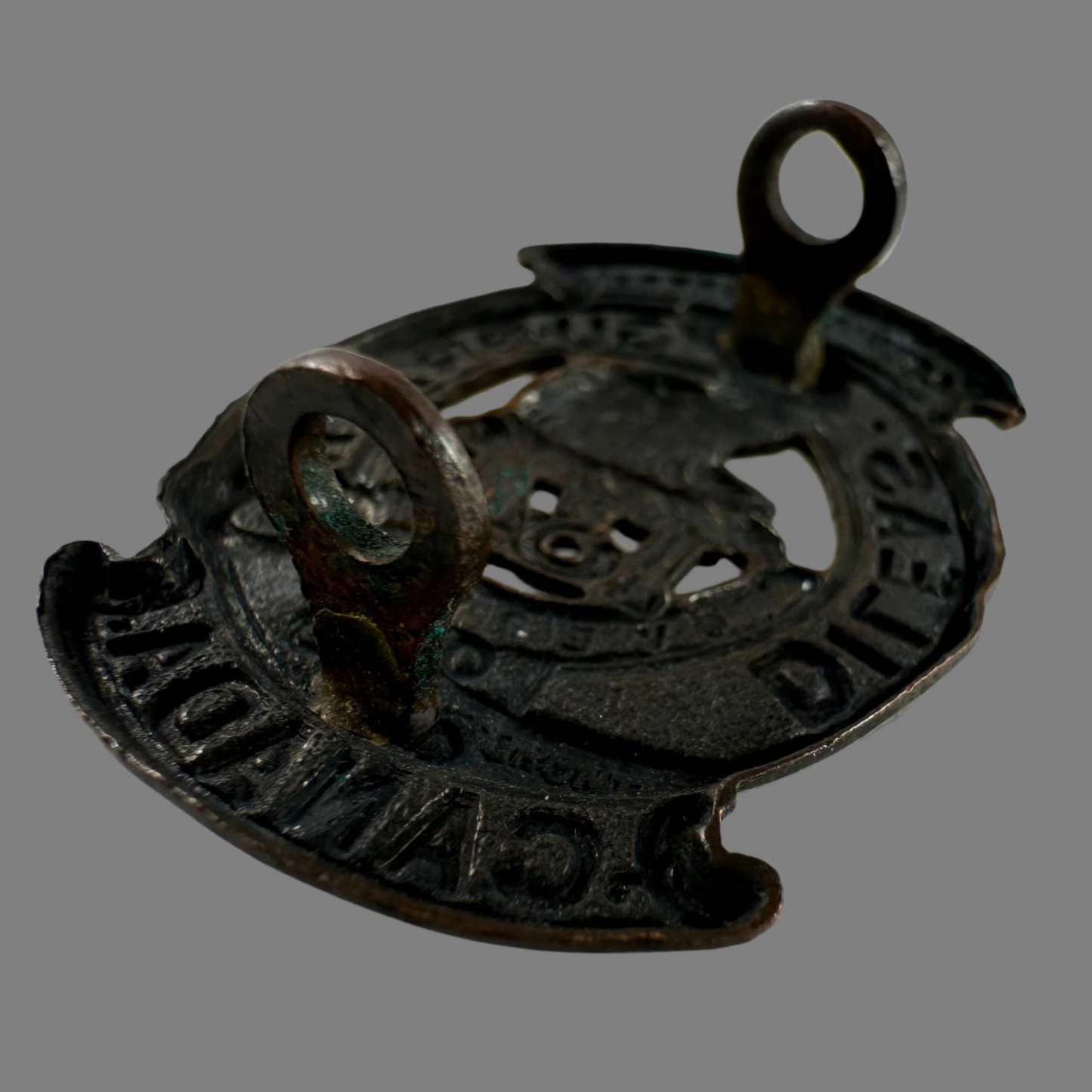 WWI - 134th Canadian Infantry Battalion (48th Highlanders) Collar Badge - Ellis - Browning Copper