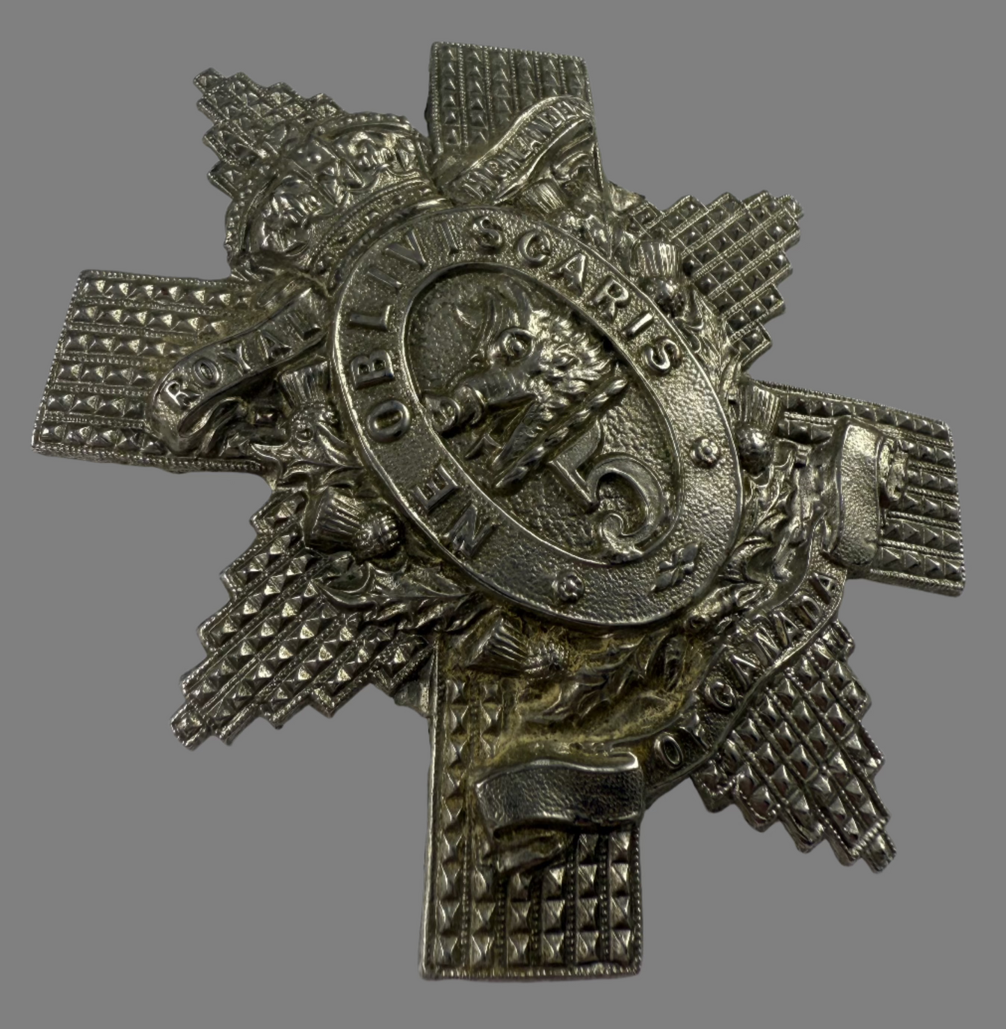 Canadian Militia Victorian - 5th Regiment Royal Highlanders of Canada Bonnet Badge