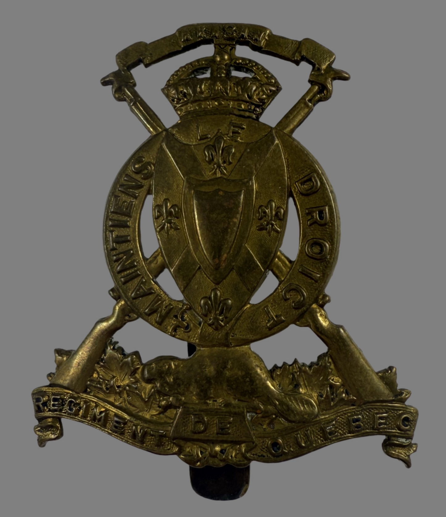 Canadian WWII - Le Regiment de Quebec Cap Badge