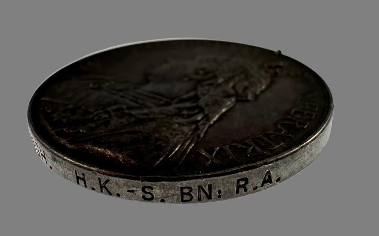 China War Medal (1900) - Hong Kong & Singapore Battalion Royal Artillery