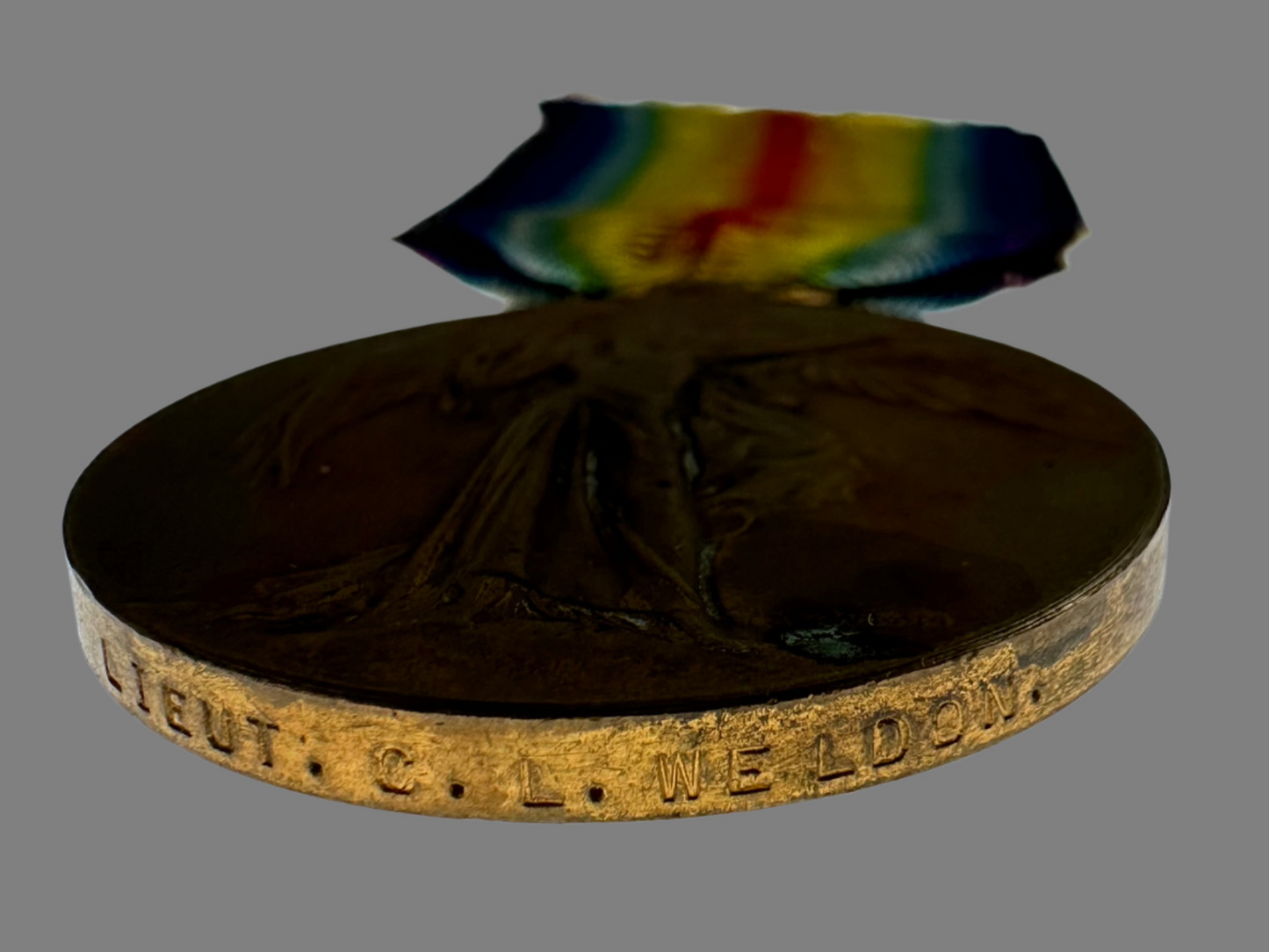 WWI Victory Medal - Officer Canadian Field Artillery - Weldon