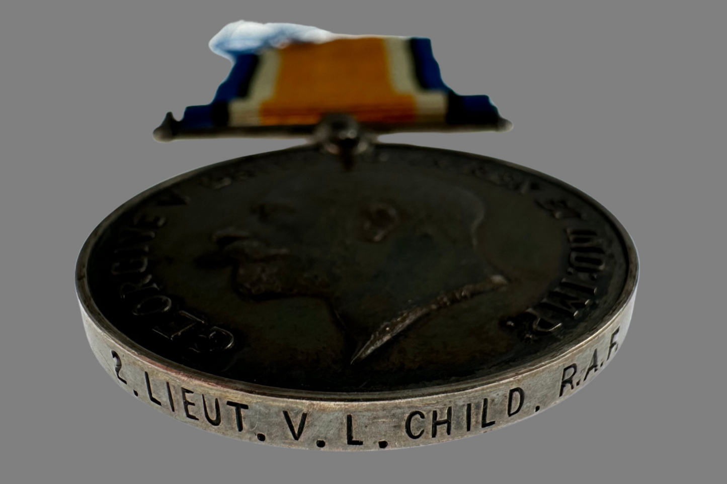 WWI British War Medal - Child - Royal Flying Corps/RAF  (Canadian Pilot)