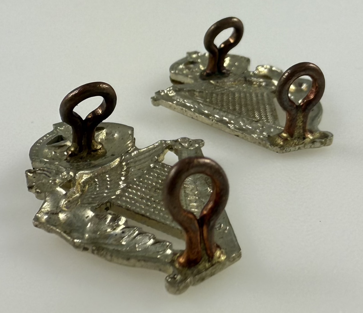 WWII - Irish Regiment of Canada Collar Badges