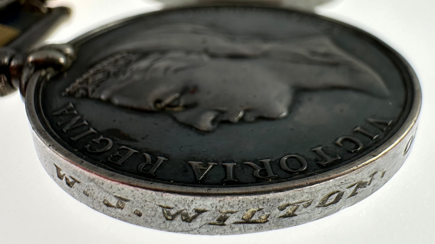 Victorian / WWI - Egypt / WWI Medal Group to Royal Navy / Canadian Pioneer Battalion - Wilton