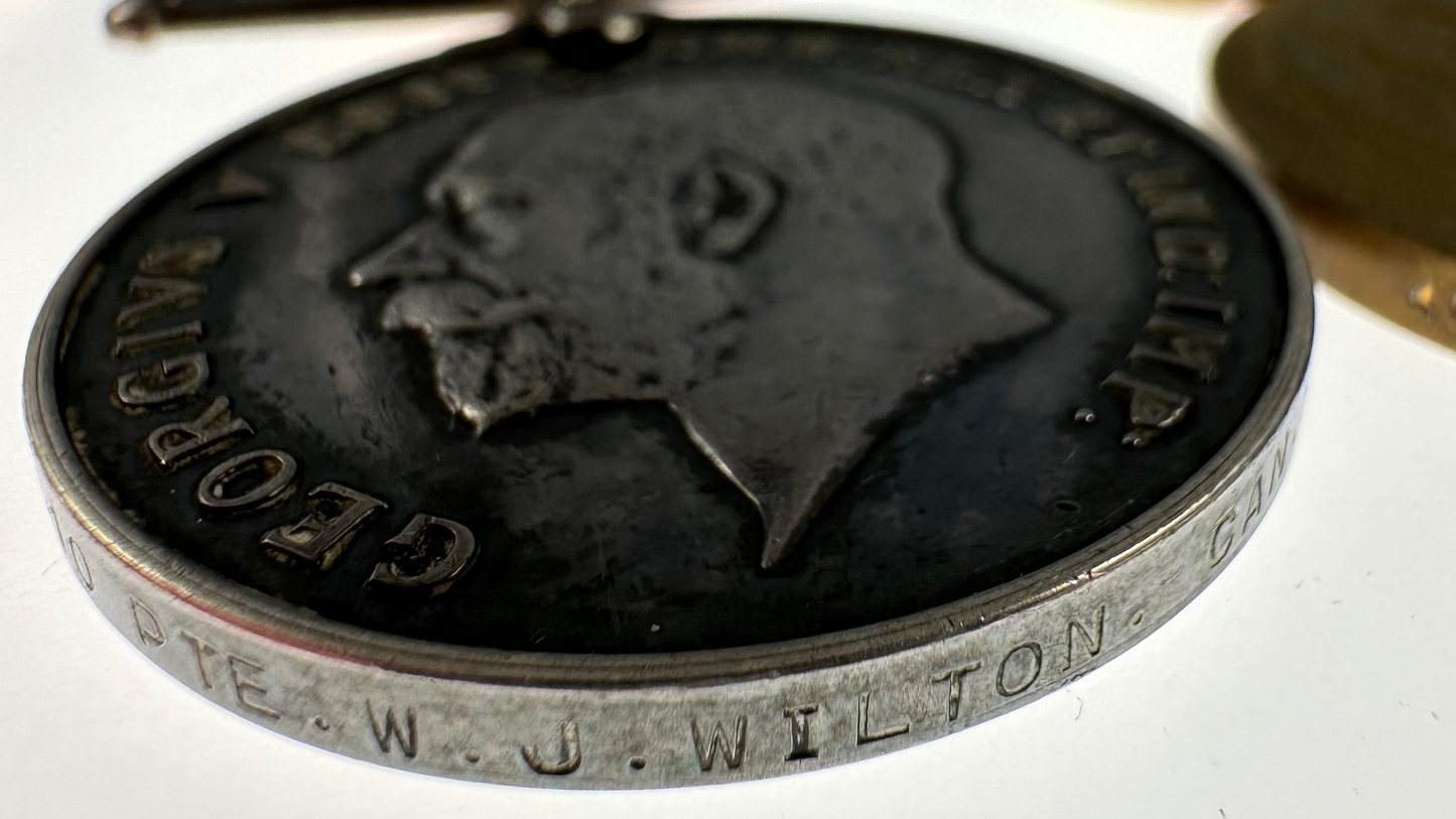 Victorian / WWI - Egypt / WWI Medal Group to Royal Navy / Canadian Pioneer Battalion - Wilton