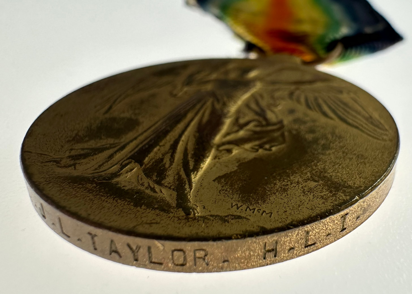 WWI Victory Medal - Highland Light Infantry - Taylor
