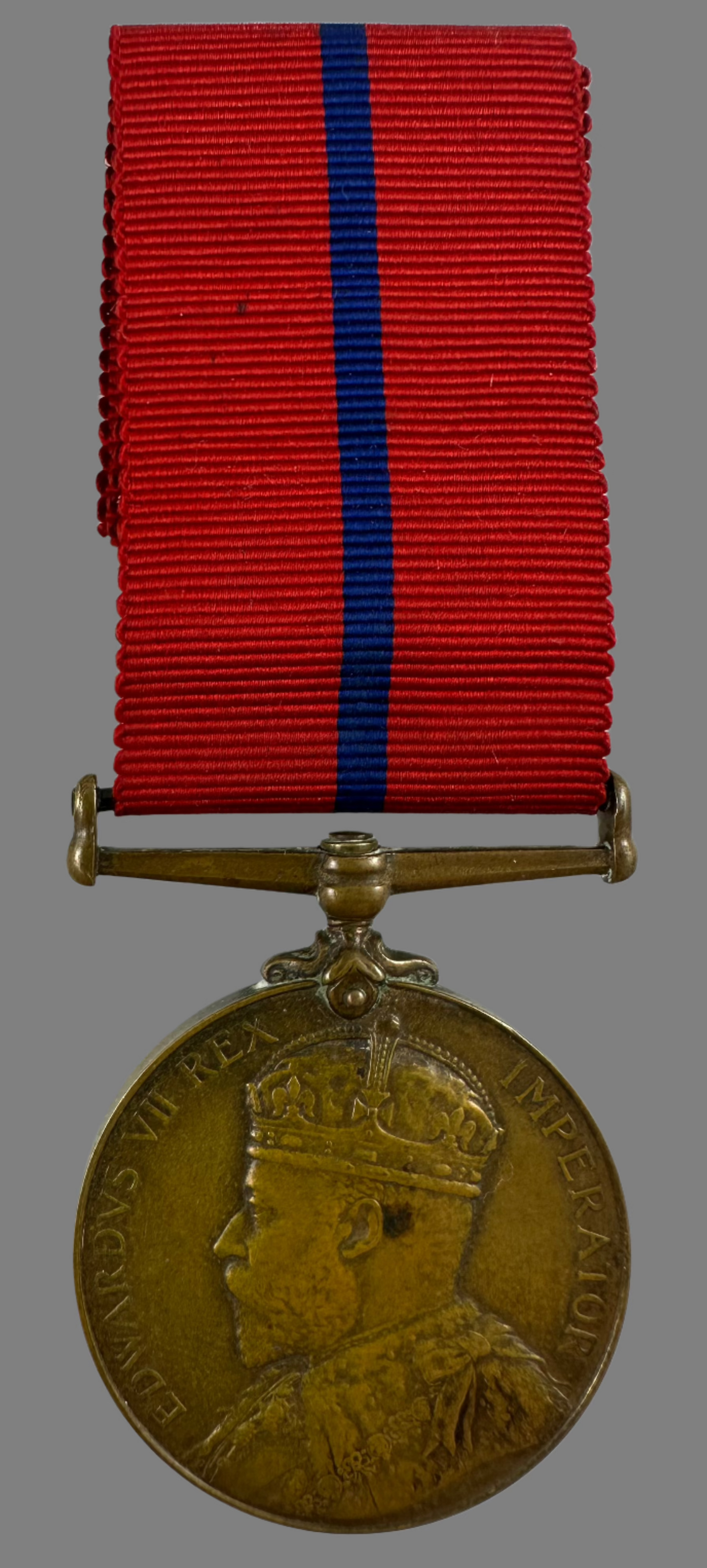 Pre-WWI Edward VII Police Coronation Medal 1902 - "S" Division - Wright