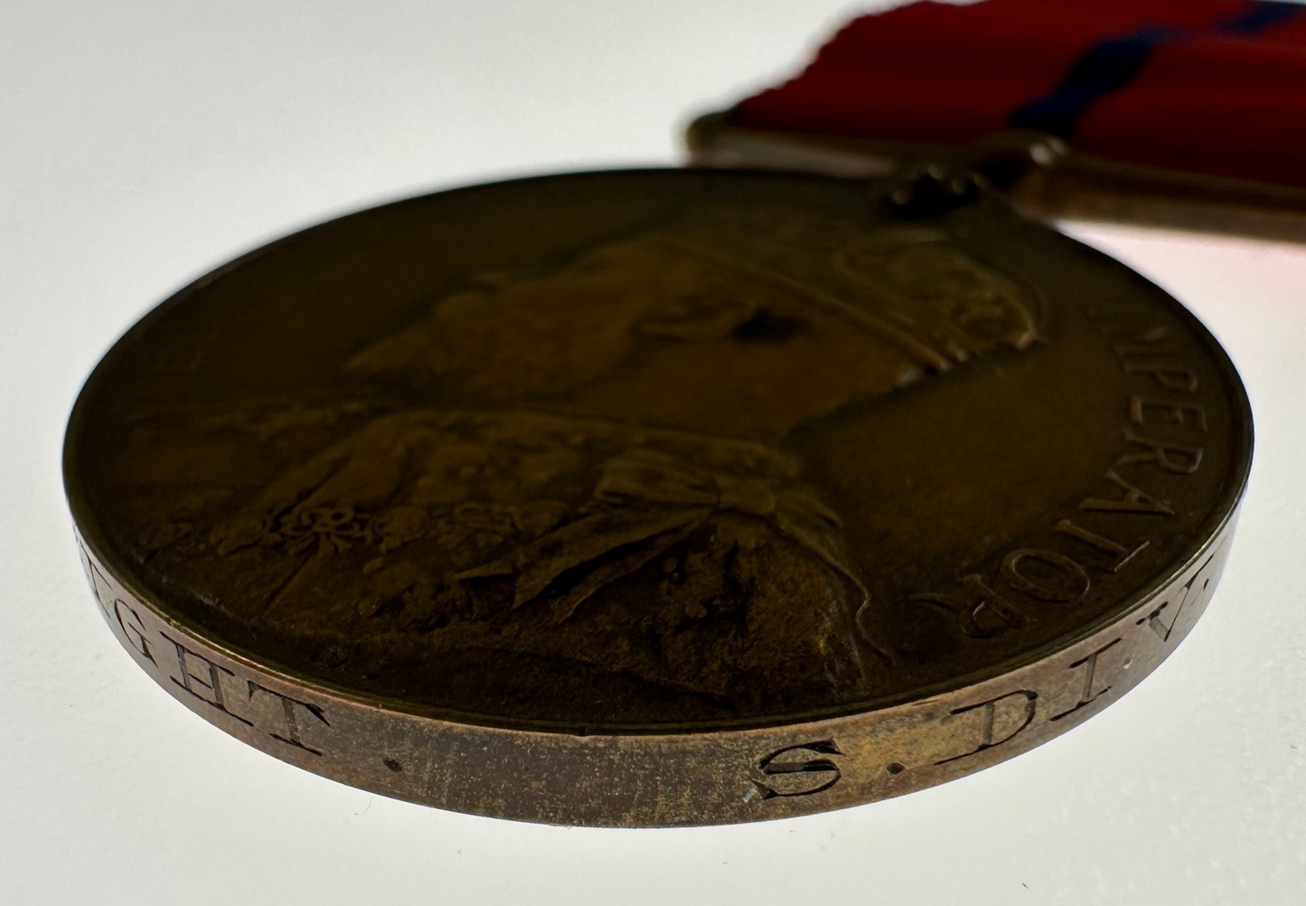 Pre-WWI Edward VII Police Coronation Medal 1902 - "S" Division - Wright