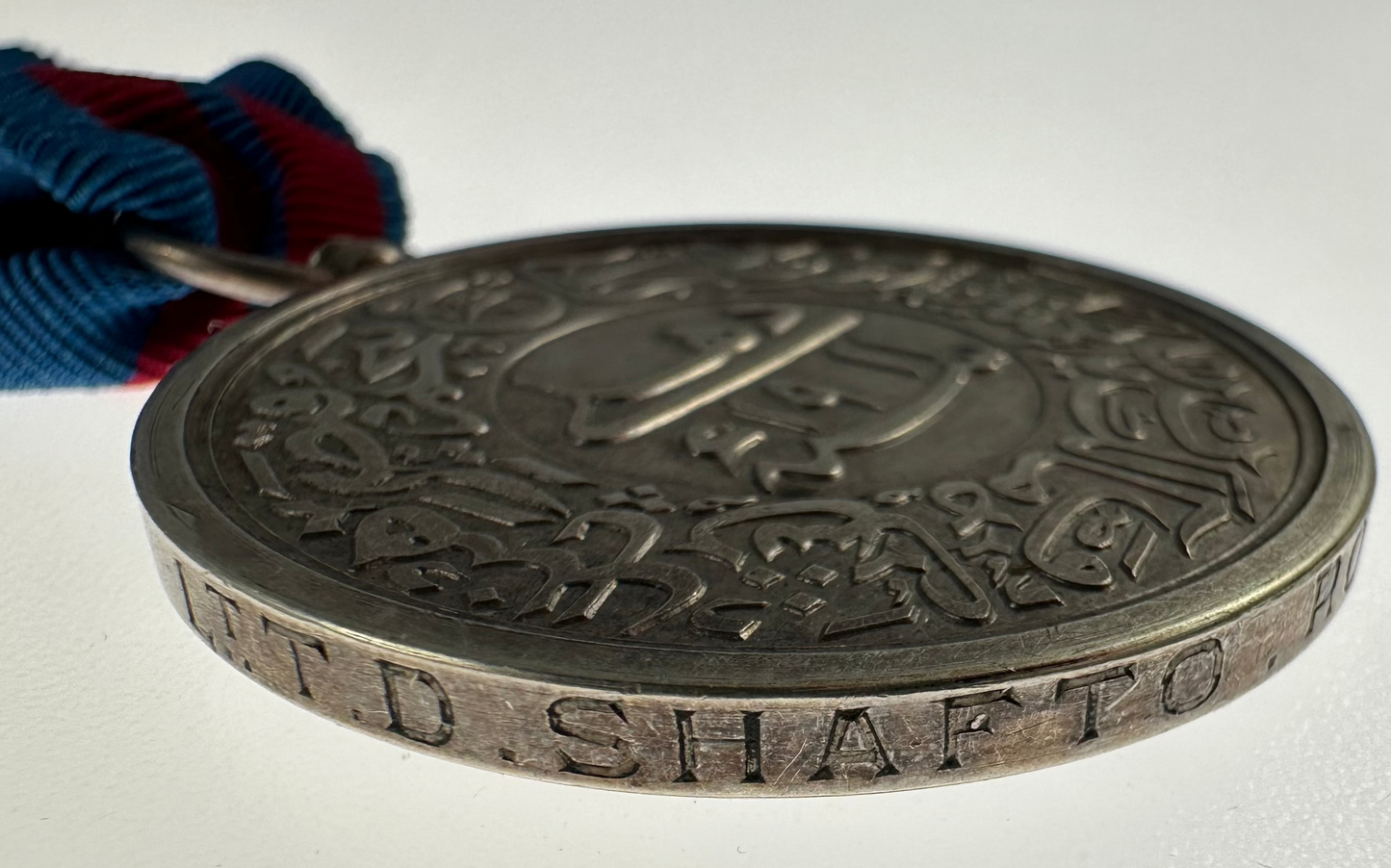 Pre-WWI Delhi Durbar Medal 1911 - Royal Fusiliers Officer - Shafto - KIA Gallipoli 1915