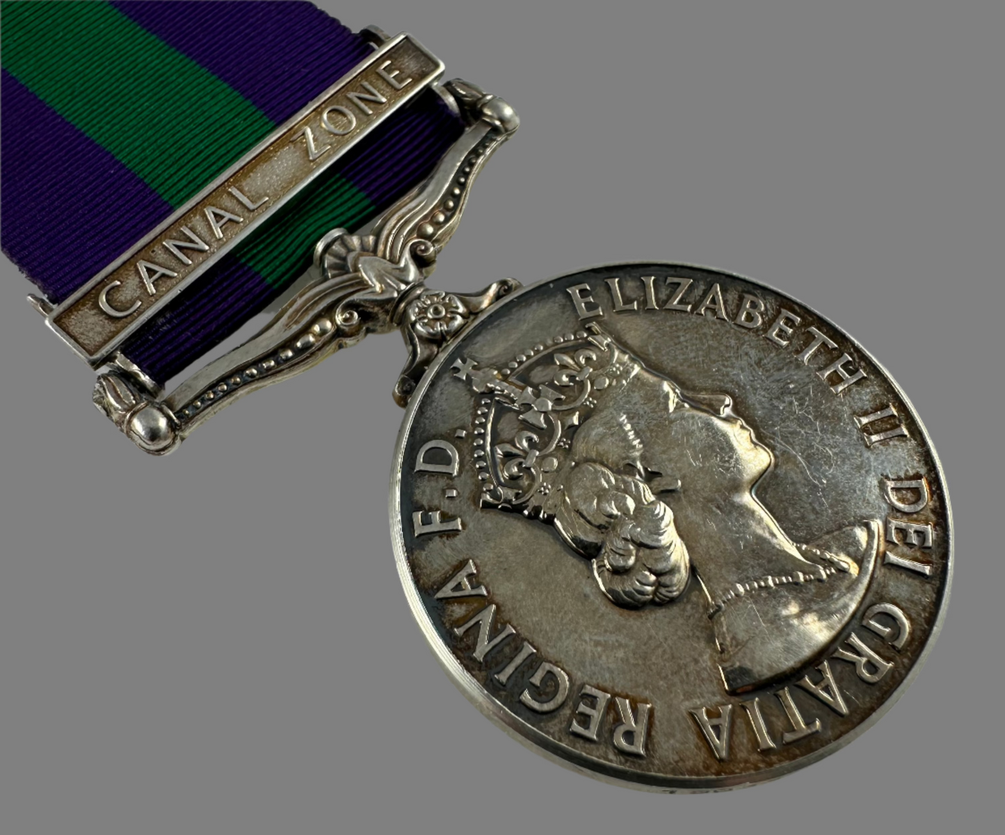 General Service Medal (1918) Canal Zone to Parachute Regiment - Cummings