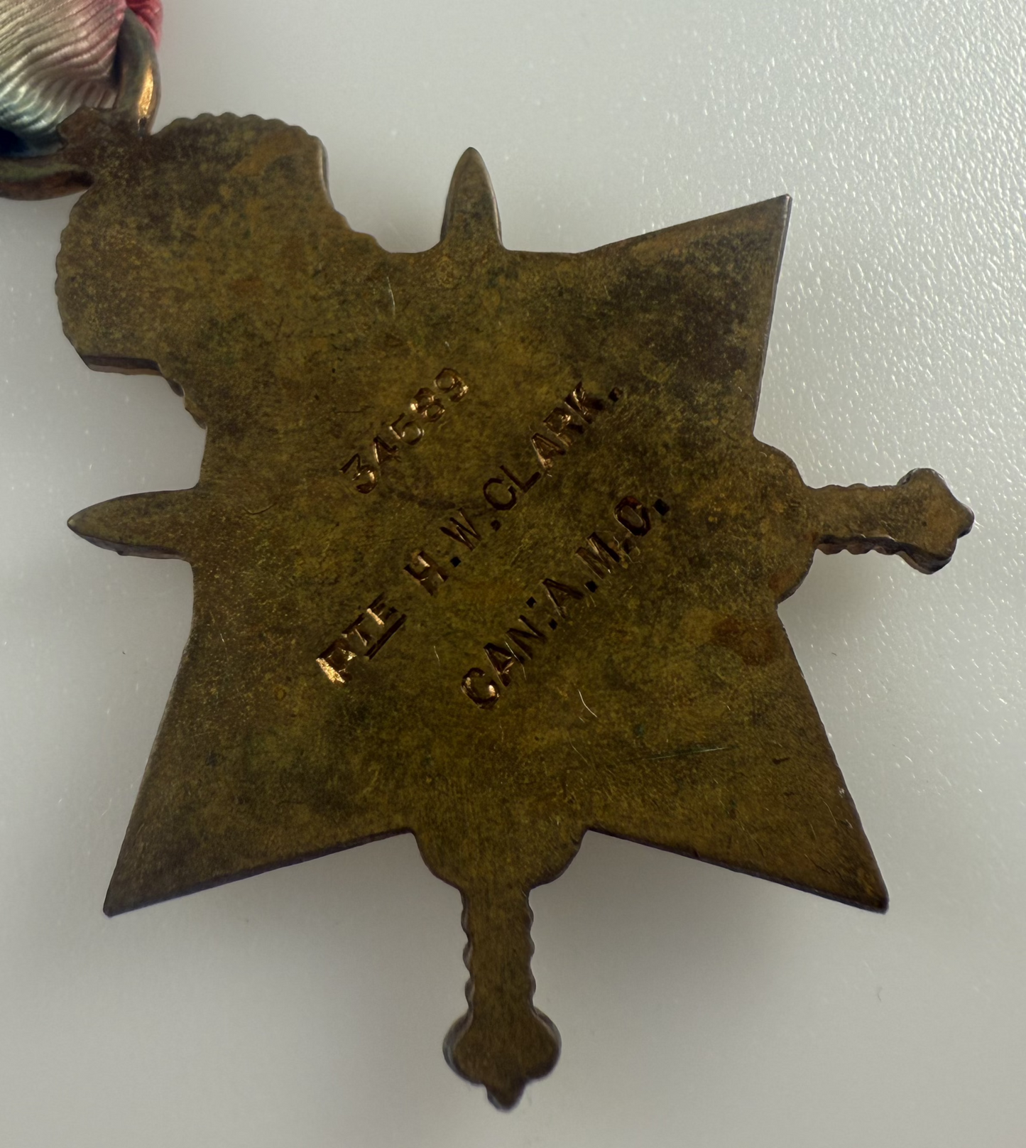 WWI 1914-15 Star - Canadian Army Medical Corps - Clark