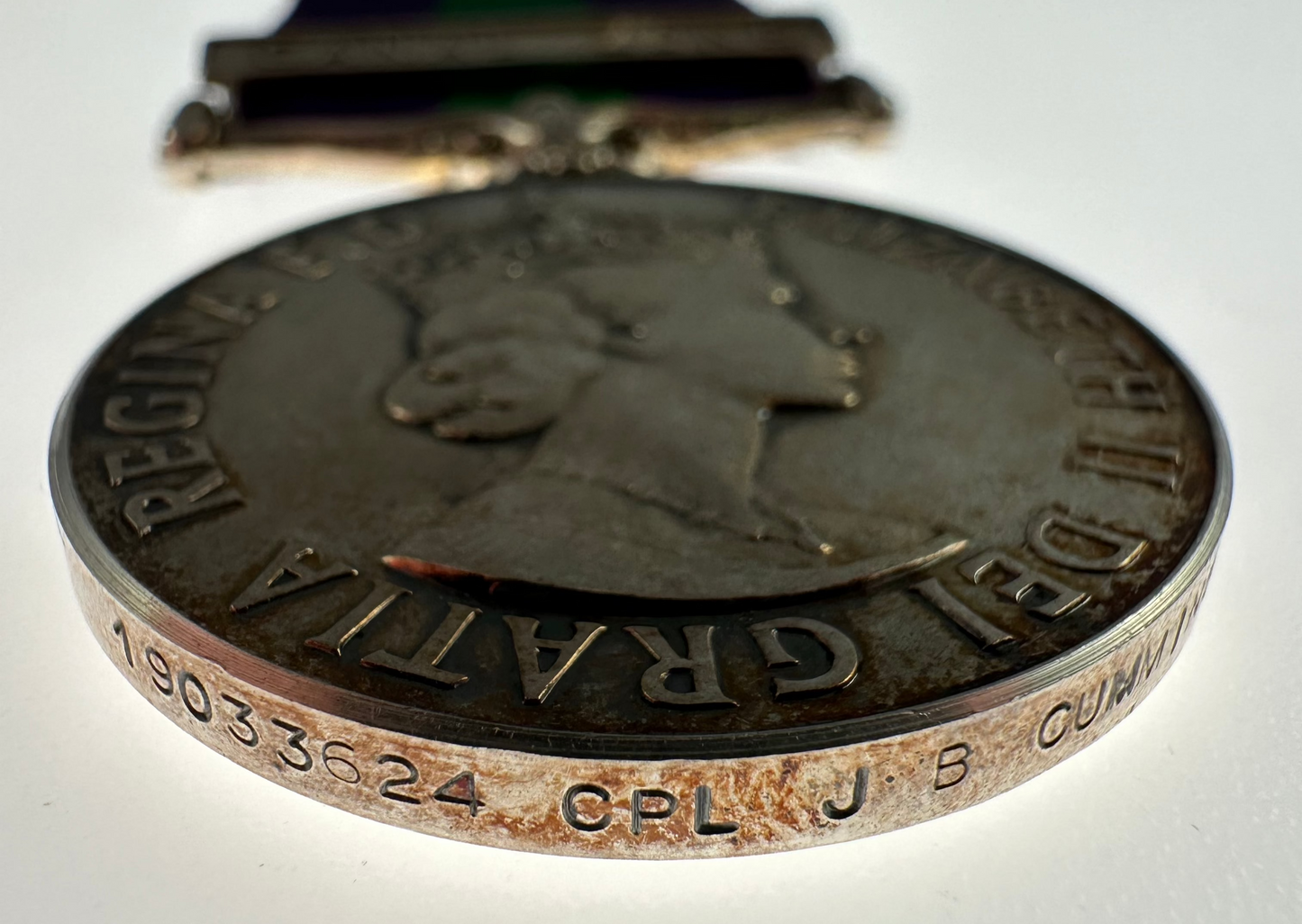 General Service Medal (1918) Canal Zone to Parachute Regiment - Cummings